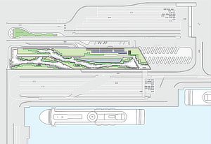 C.F. Møller Architects, Mads Mandrup, Ferry Terminal, Värtaterminalen, Stockholm, Sweden, Nivå Landskapsarkitekter